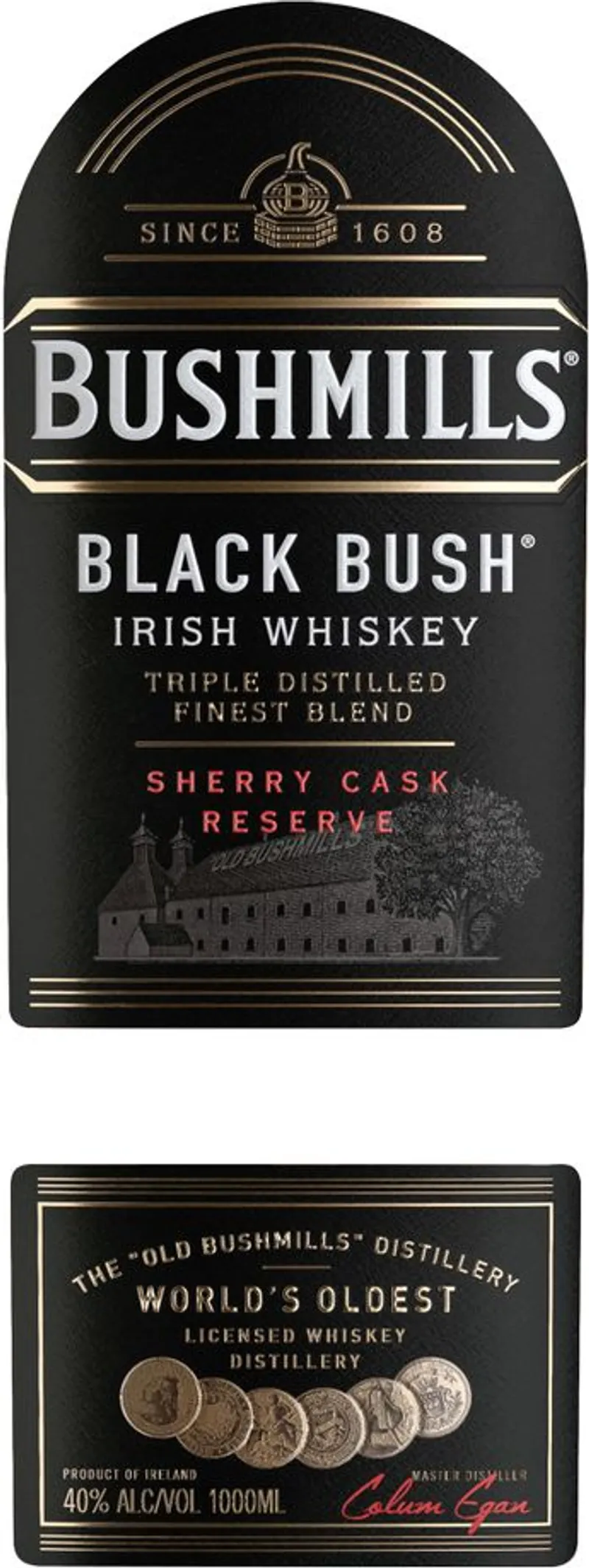 Bushmills black bush Ирландско уиски