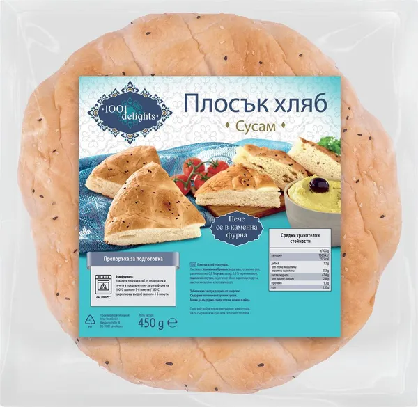Плосък хляб в турски стил