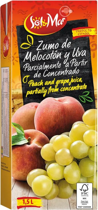 Сок от праскови и грозде