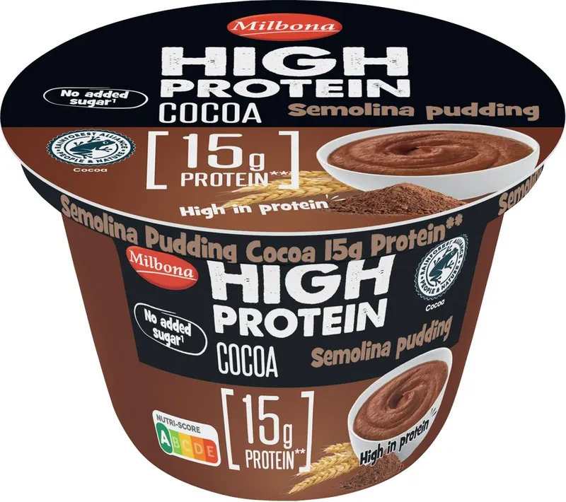 Високопротеинов пудинг с грис