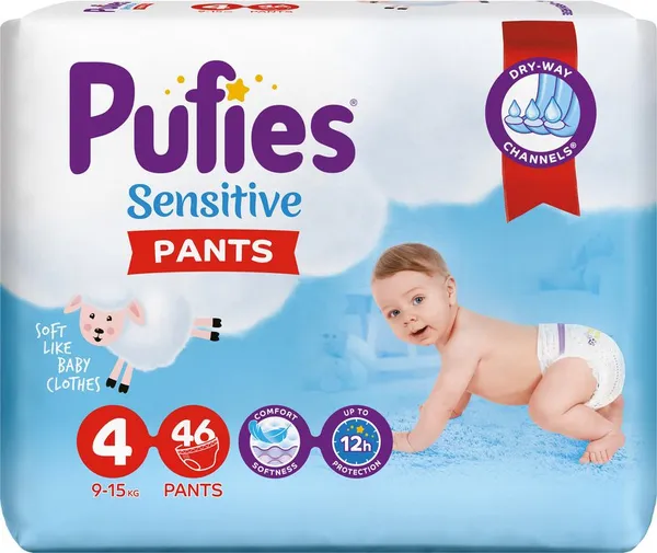PUFIES SENSITIVE® Бебешки гащички