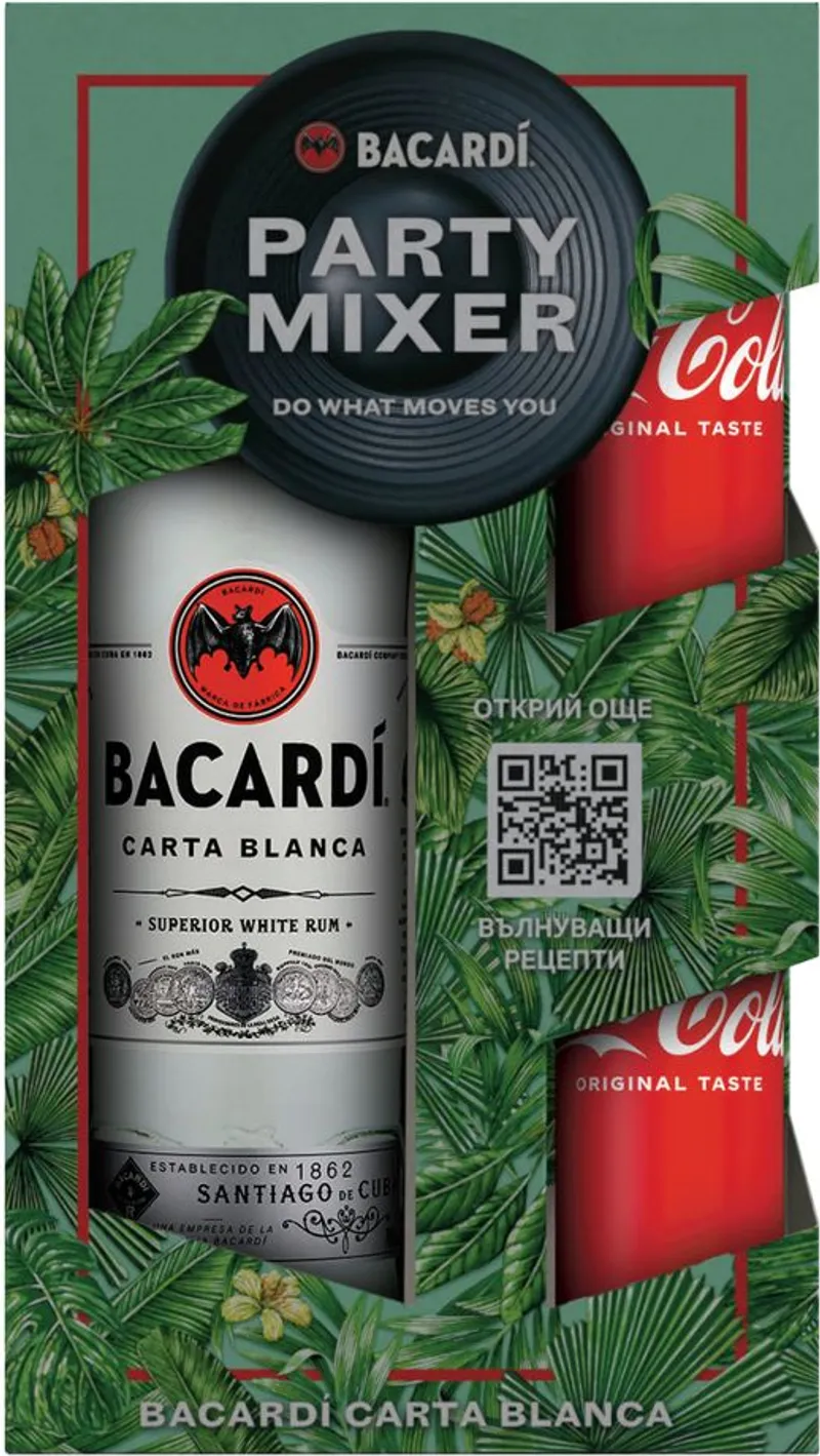 Bacardi Carta Blanca & Coca-Cola Крем ликьор