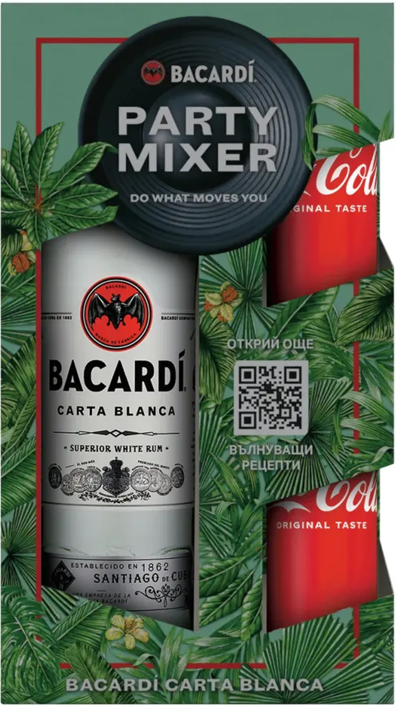 Bacardi Carta Blanca & Coca-Cola Крем ликьор