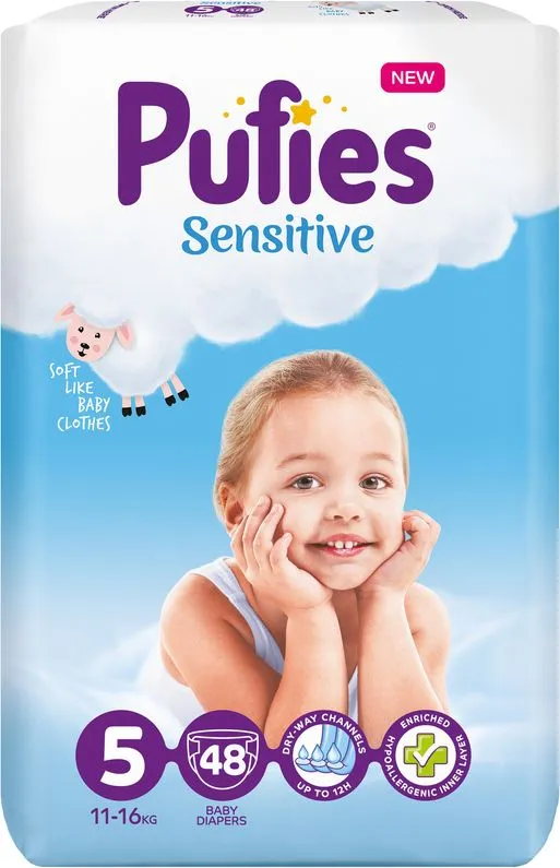 PUFIES SENSITIVE Бебешки пелени