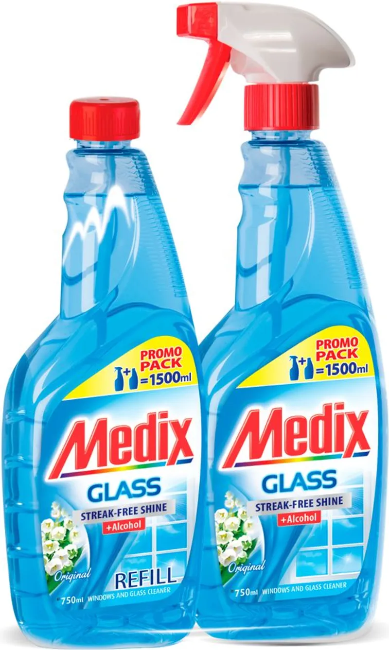 Medix Препарат за почистване на стъкла и пълнител