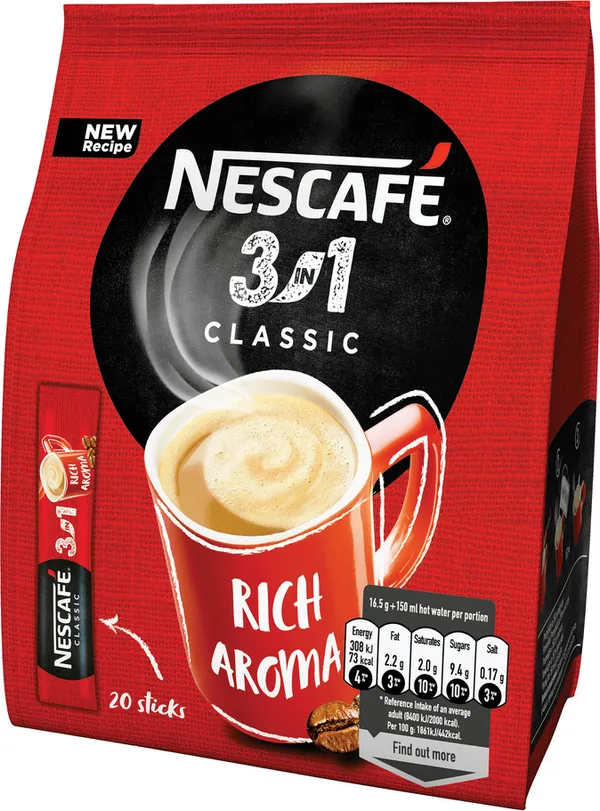 NESCAFE 3 IN 1 CLASSIC Разтворимо кафе