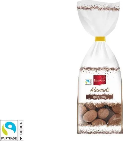 Бадеми с коледна глазура