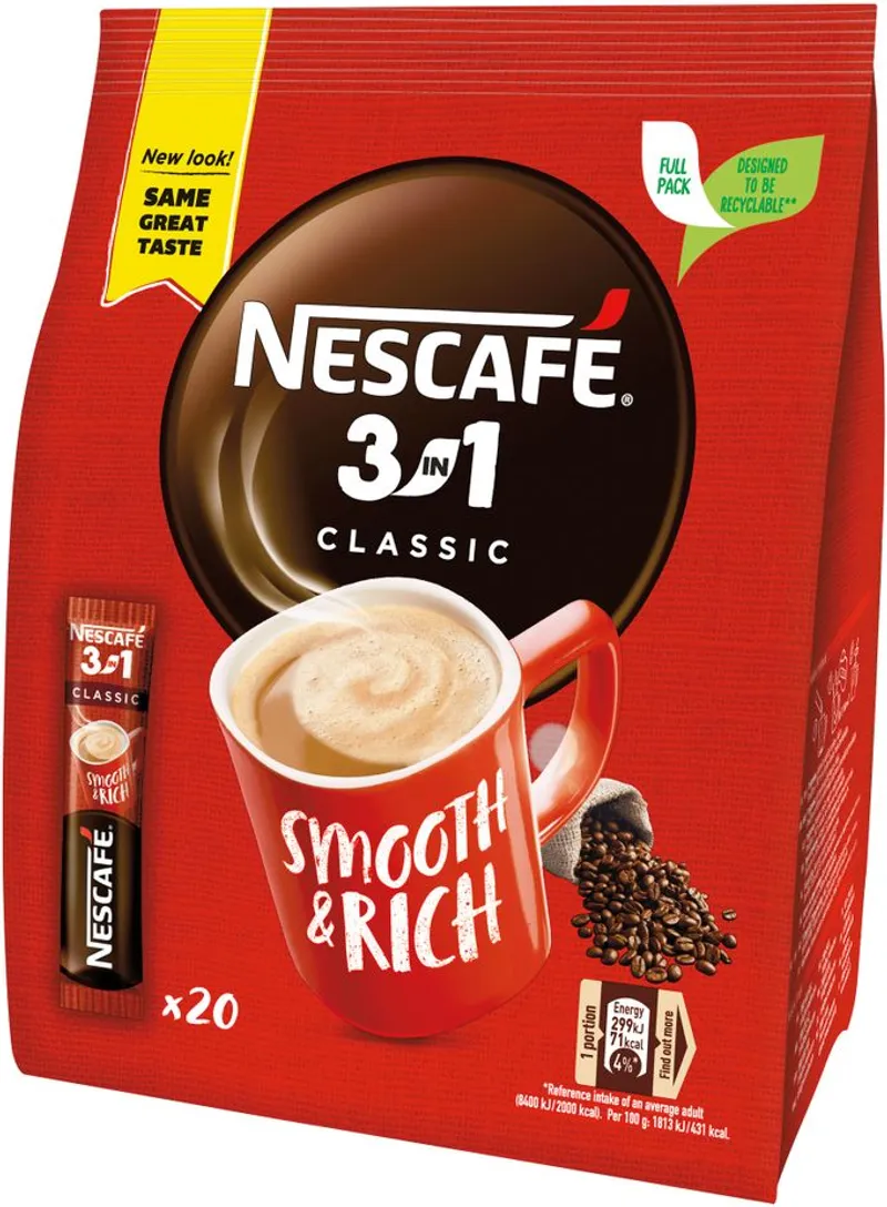 Nescafé 3 в 1 Разтворимо кафе