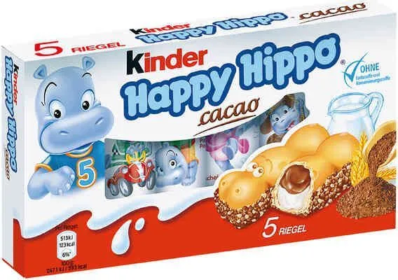 KINDER HAPPY HIPPO Вафлен десерт
