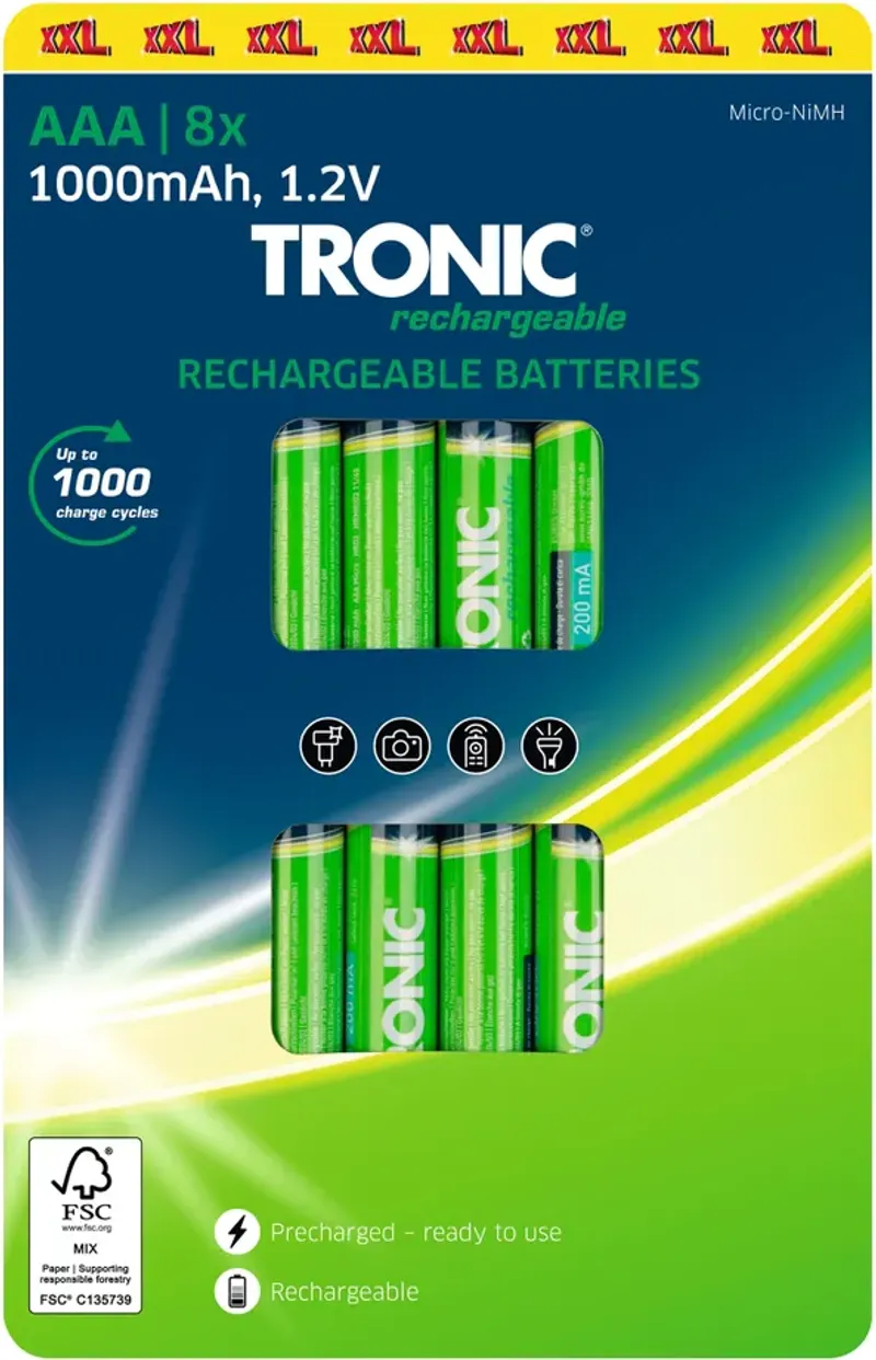 Tronic® Акумулаторни батерии XXL