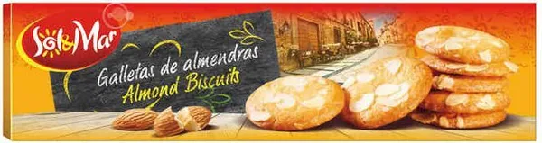 Бисквити с бадемова поръска