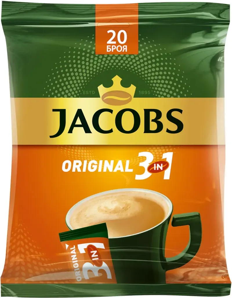 Jacobs Разтворимо кафе 3 в 1