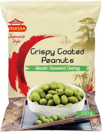 Гарнирани фъстъци с уасаби