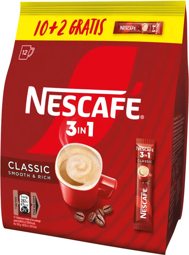 Nescafé 3 в 1 Разтворимо кафе