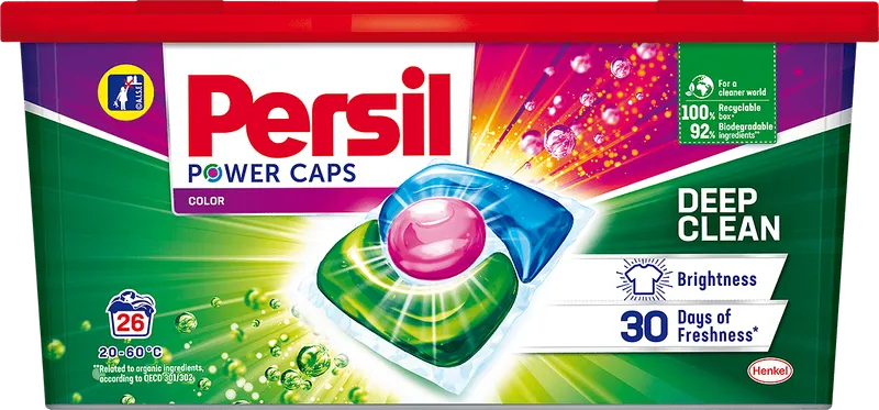 Капсули за пране PERSIL Power Caps Color 26 бр.