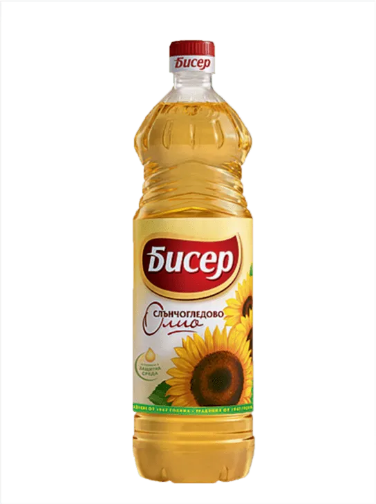 Олио БИСЕР слънчогледово 1 л