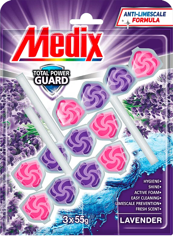 Ароматизтор за тоалетна MEDIX PG Lavender 3x55 гр.