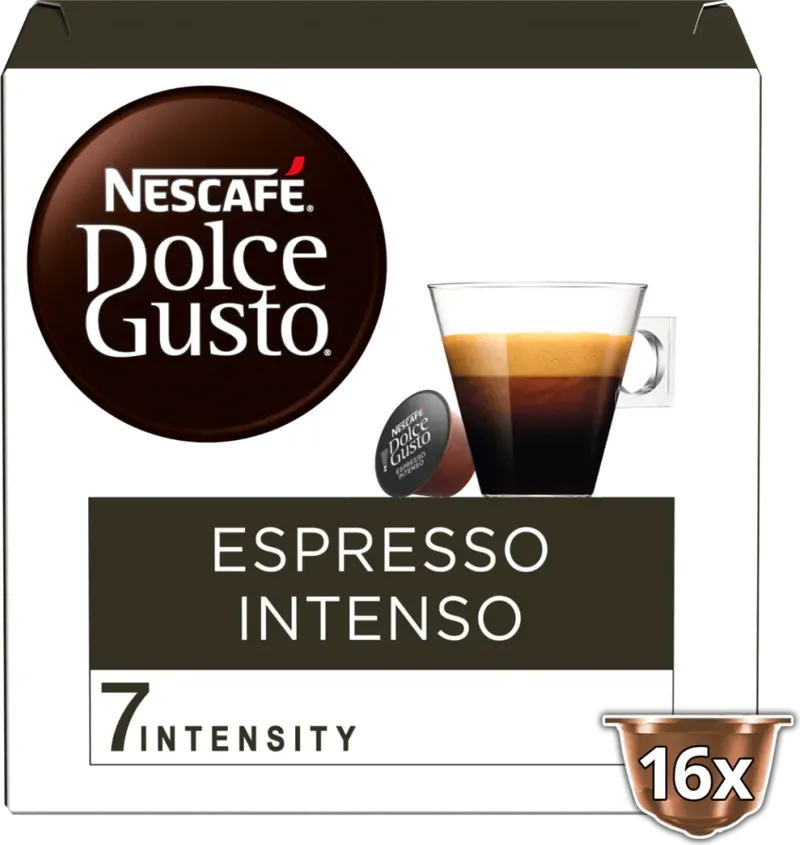 Кафе капсули NESCAFE Dolce Gusto Espresso Intenso 16 бр.