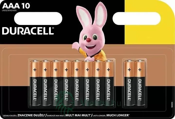 Батерии DURACELL Basic AAA LR03 10 бр.