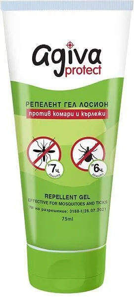 Репелент AGIVA Protect гел 75 мл.