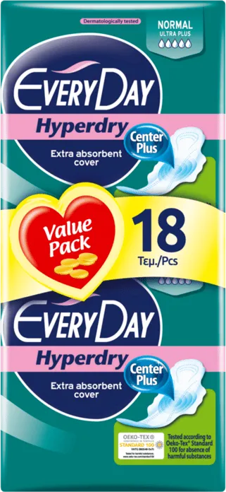 Дамски превръзки EVERY DAY Hyperdry Normal 18 бр