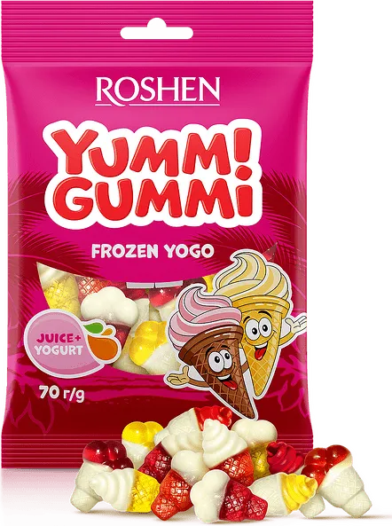 Бонбони YUMMI GUMM жели.frozen yogo 70г