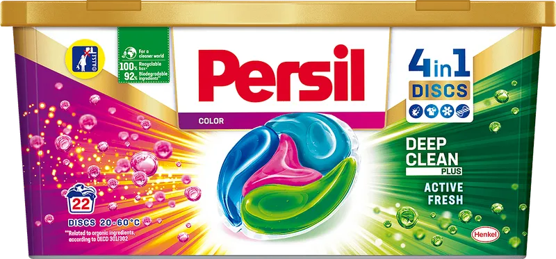 Капсули за пране PERSIL Color Discs 4in1 22 бр.