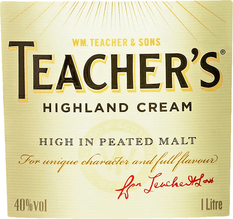 Уиски Teacher's 40% алк. 1 л