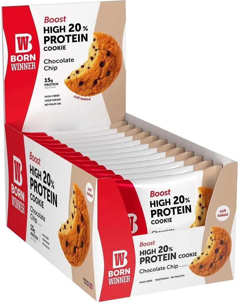 Протеинова бисквита BW Chocolate Chip 20% protein с фибри 75 гр.