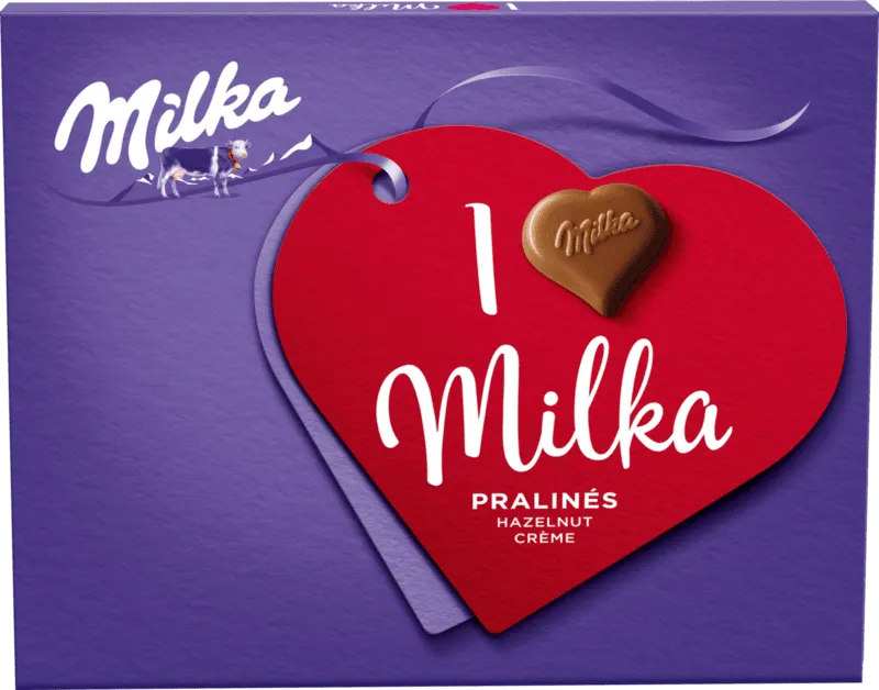 Бонбони MILKA с лешников пълнеж 110 г