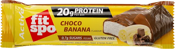 Протеинов бар FIT SPO Choco Banana 33% protein 60 гр.