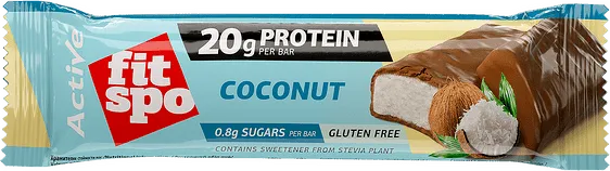 Протеинов бар FIT SPO Coconut 33% protein 2 бр. 60 гр.