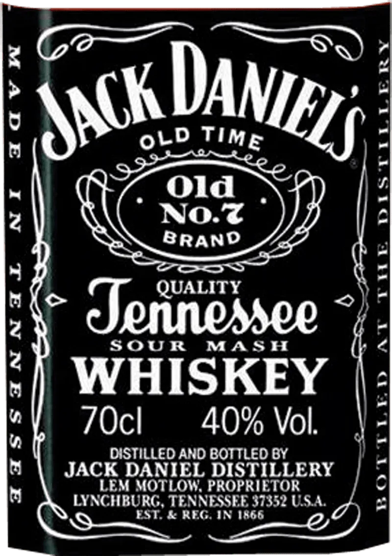 Уиски JACK DANIEL'S 40% алк. 700 мл