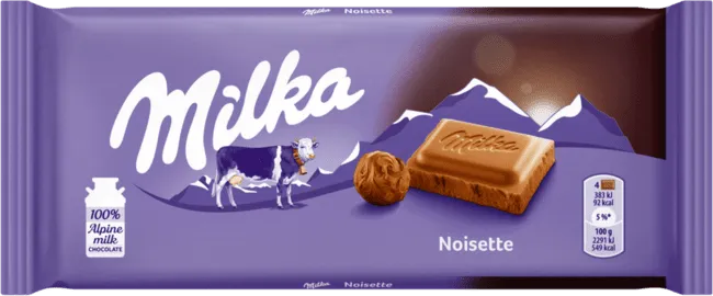 Шоколад MILKA Noisette 100 гр.