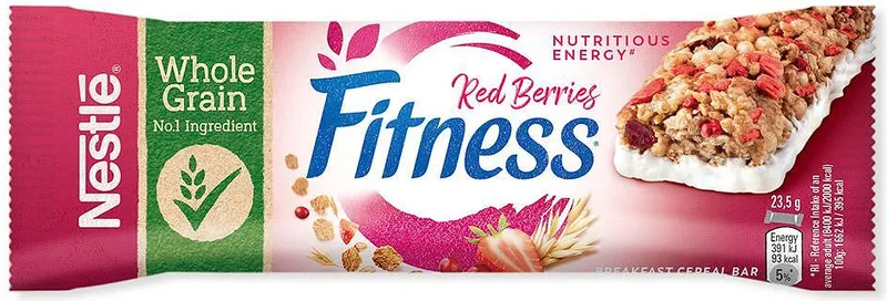 Зърнен десерт NESTLÉ® FITNESS® Червени Плодове 23,5г