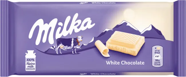 Шоколад MILKA бял 100 г