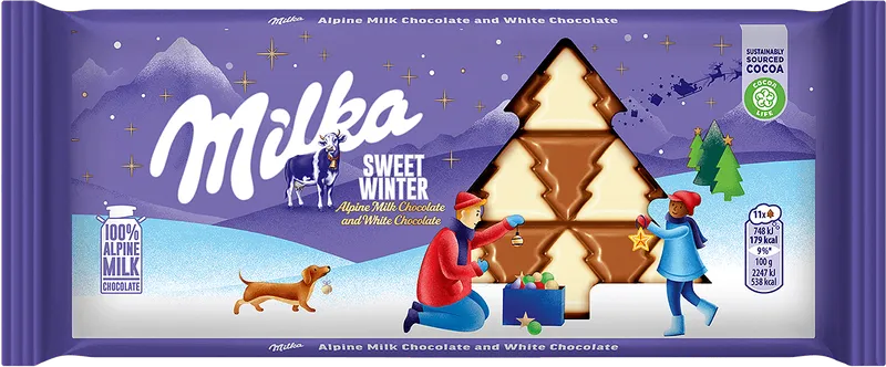 Шоколад MILKA Sweet Winter 100 гр.