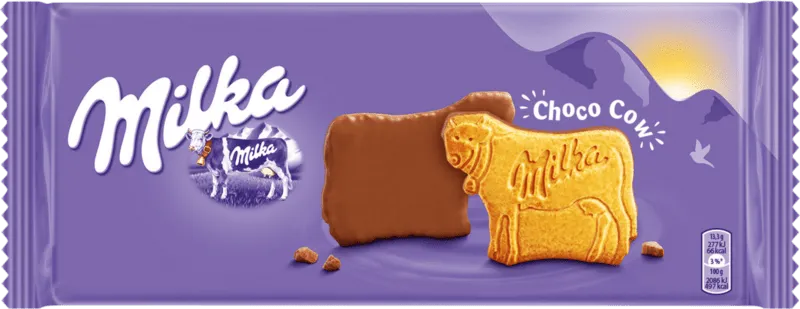 Бисквити MILKA choco cow 120 г