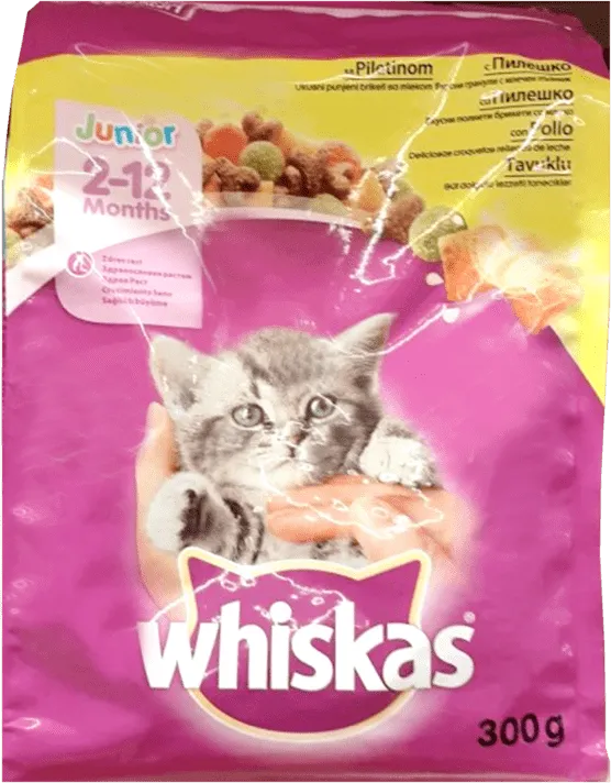 Суха храна за котки WHISKAS junior 300 г