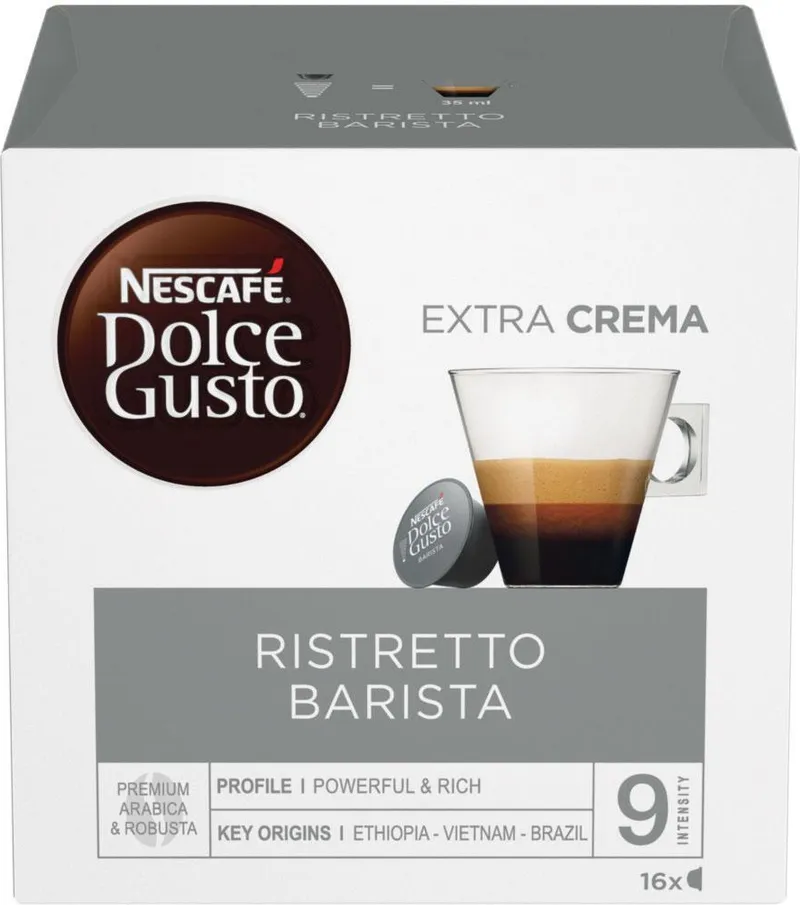 Кафе капсули NESCAFE Dolce Gusto Ristretto Barista Extra Crema 16 бр.