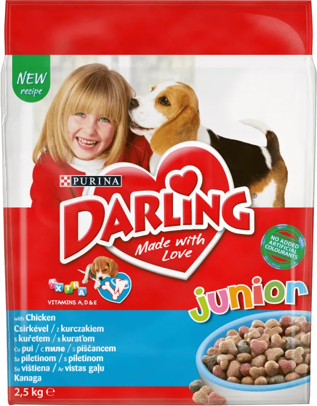 Суха храна за куче DARLING Junior 2.5 кг