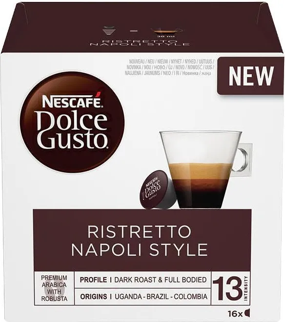 Кафе капсули NESCAFE Dolce Gusto Ristretto Napoli Style 16 бр.