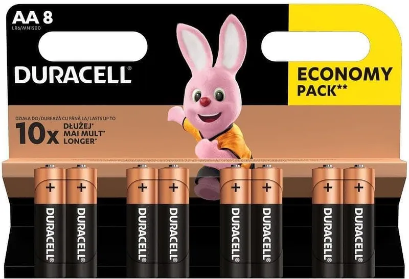 Батерии DURACELL AA 8 бр