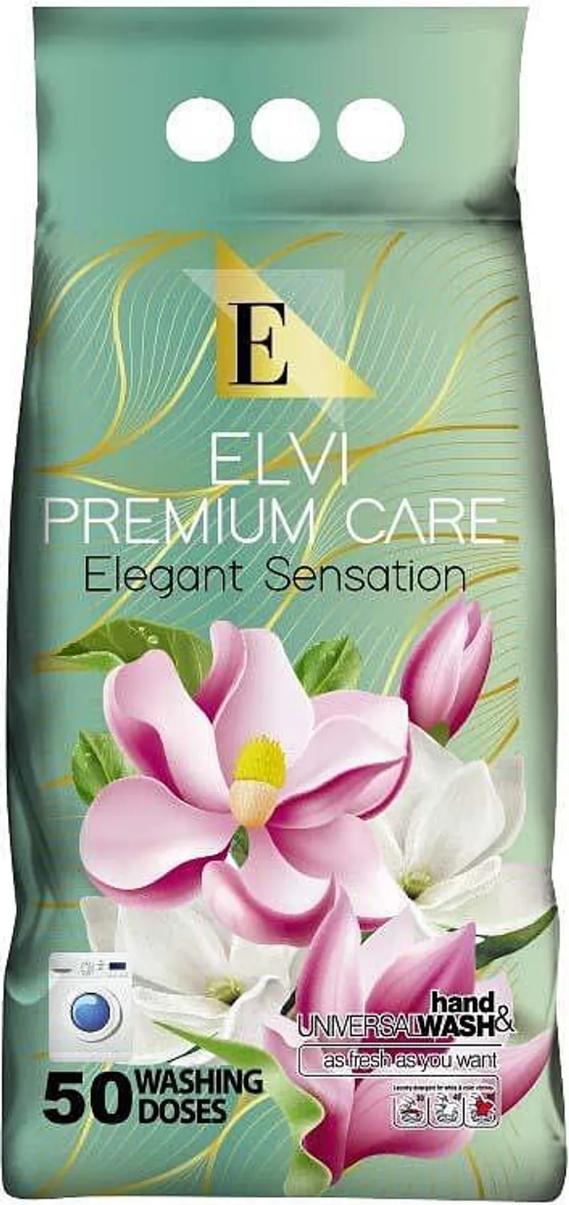 Прах за пране ELVI Prem.care E.Sens 50пр