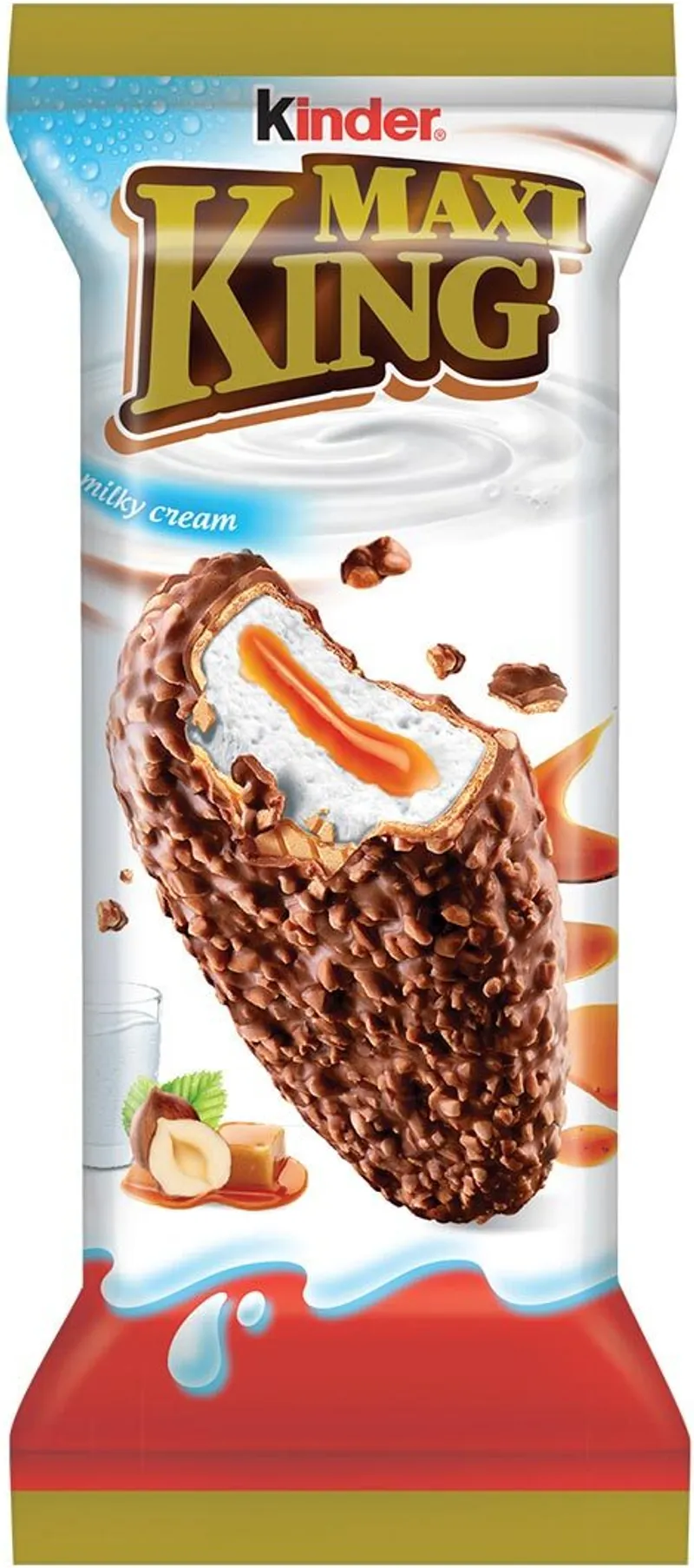 Млечен десерт KINDER maxi king, 35 гр.