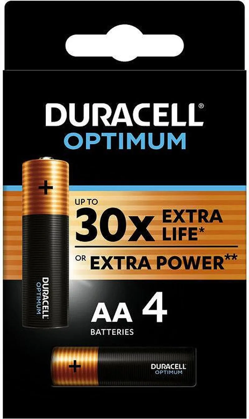 Батерия Duracell Optimum AA 4бр