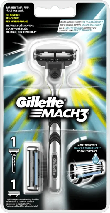 Самобръсначка GILLETTE Mach3 с 2 ножчета