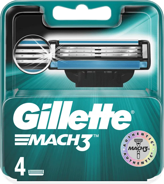 Ножчета за бръсн. GILLETTE Mach 3 4 бр.