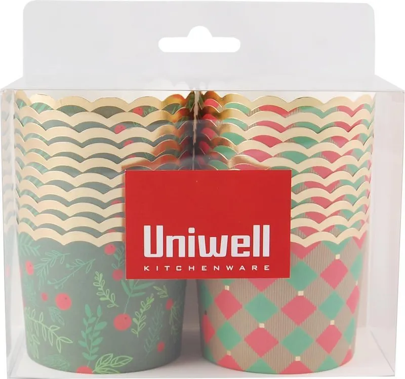 Форми за кексчета, 20 бр. UNIWELL