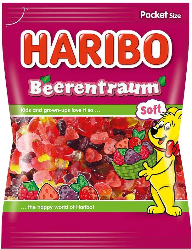 Желирани бонбони HARIBO плодчета 100 г